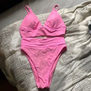 Aerie high waisted bikini set size small